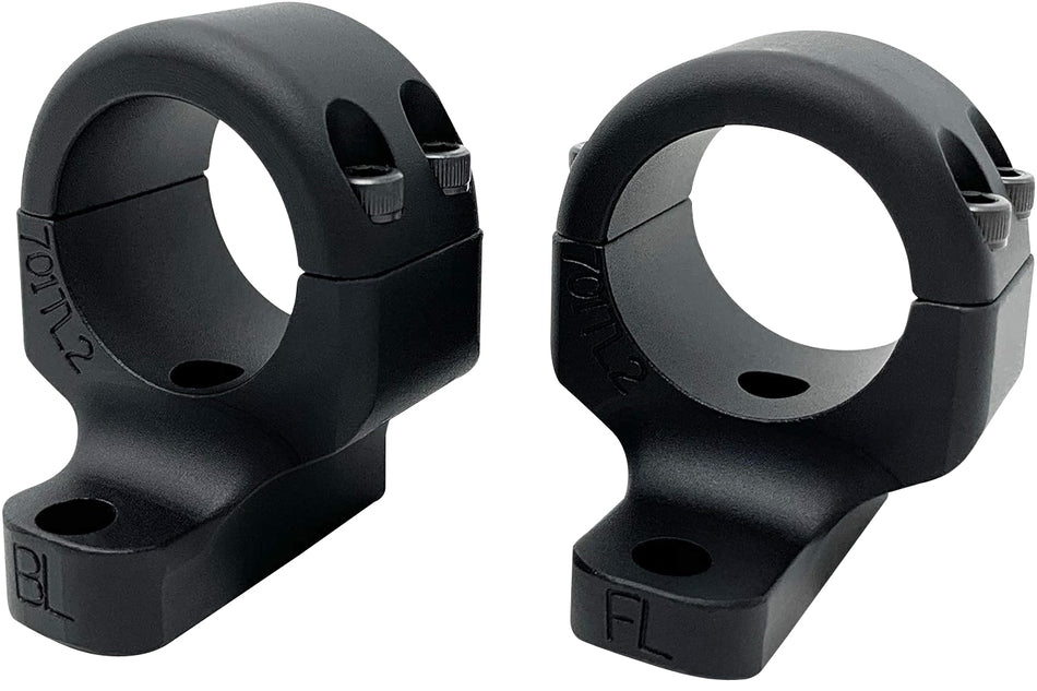 DNZ Game Reaper 2 Howa 1" Tube Scope Mount/Ring Combo 701TL2 Matte Black