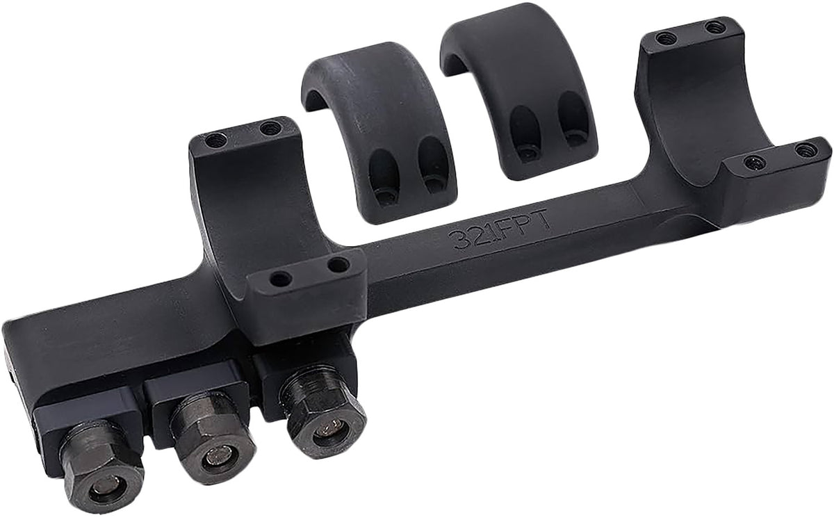 DNZ Freedom Reaper 3.8 Forward Picatinny One-Piece Scope Mount Ring Combo 321FPT Matte Black