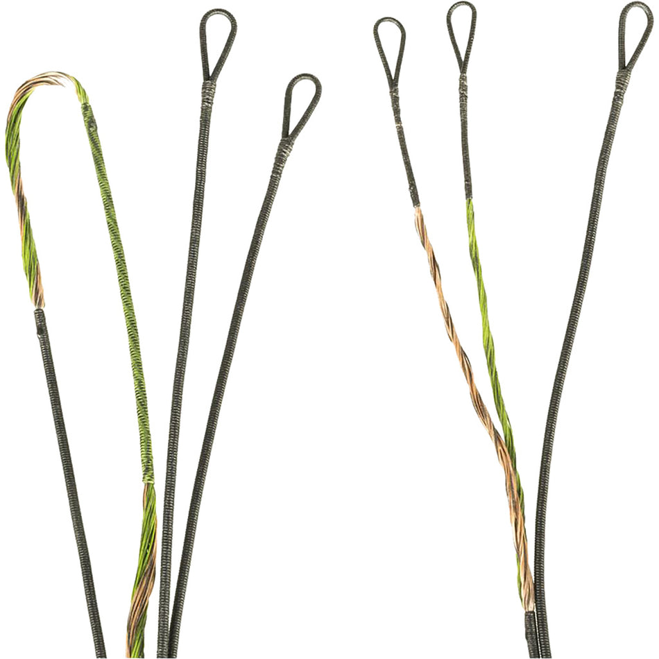 FirstString Premium Mathews Triax Replacement Bow String Kit Green/Brown
