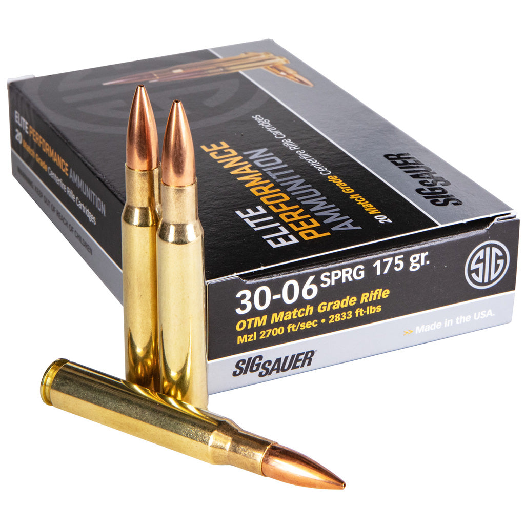 Sig Sauer Marksman Elite Open Tip Match 175 Grain .30-06 Springfield 2700 fps