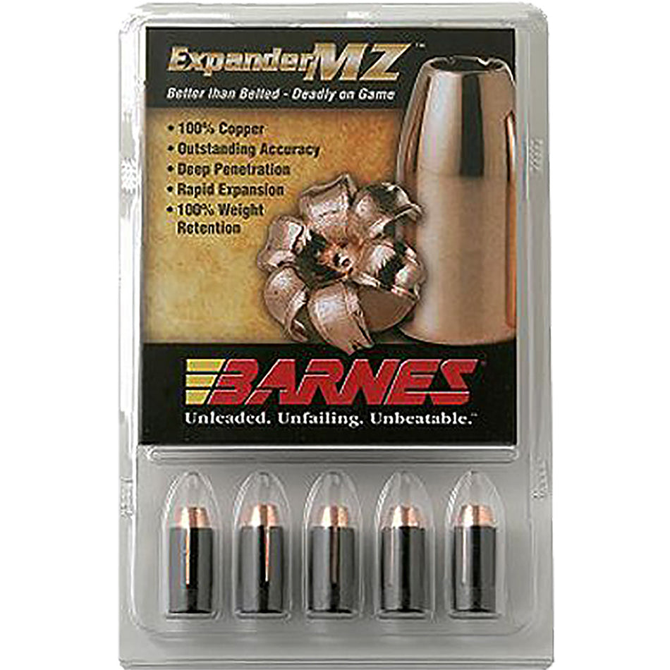 Barnes Muzzleloader Sabot Bullets 45 Cal. 195gr. Expander MZ FB 15 rd.