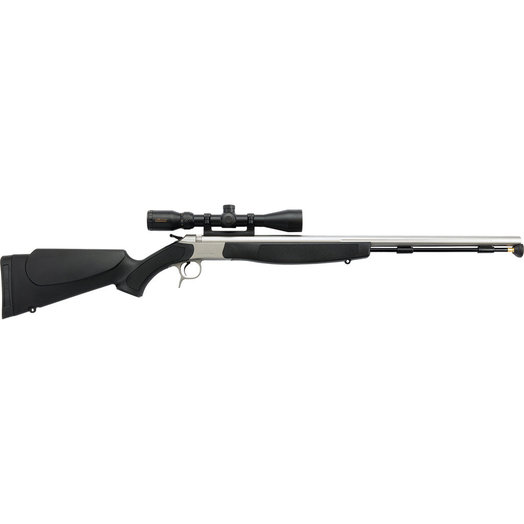 CVA Optima V2 Muzzleloader 50 Cal 26 in Stainless with Scope Mounts and Accessories