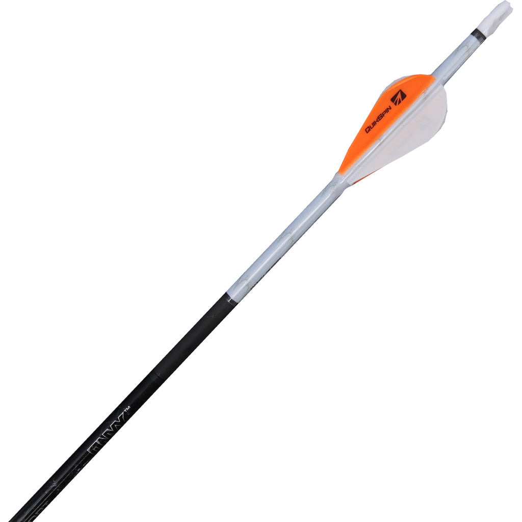 NAP Quikfletch Twister Fletch White Orange 2 in. 6 Pack