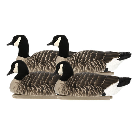AvianX Top Flight Lesser Canada Goose Flocked Head Floating Decoy Set 4 Pack
