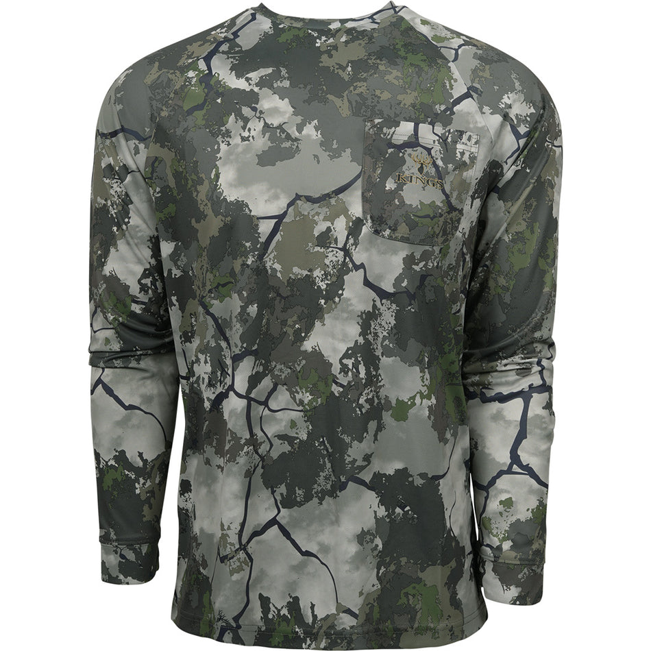Kings Hunter 2.0 KC Ultra Long Sleeve Camo Base Layer Tee Large