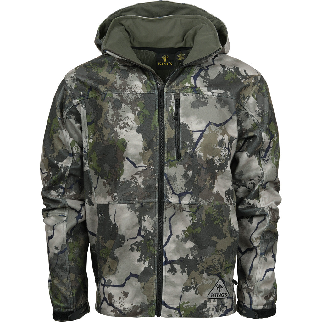 Kings Wind-Defender Windproof Fleece Hunting Jacket Large