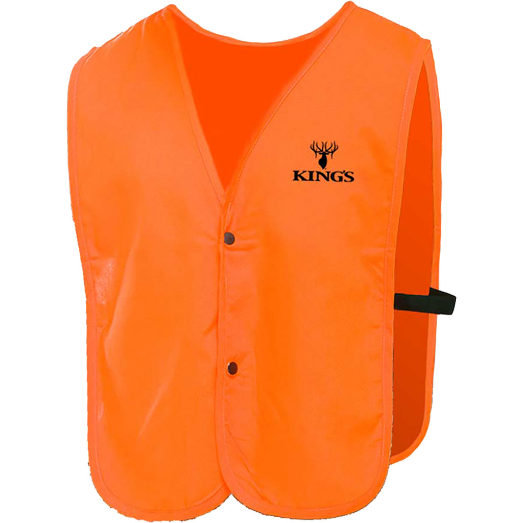 Kings Button Front Blaze Hunting Vest Small/Medium