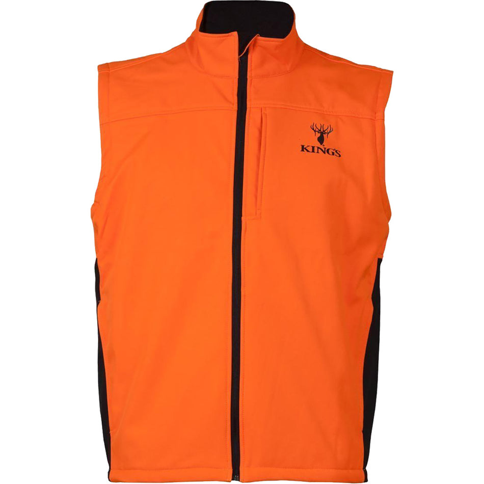 Kings Water Resistant Soft Shell Vest Blaze 2XL