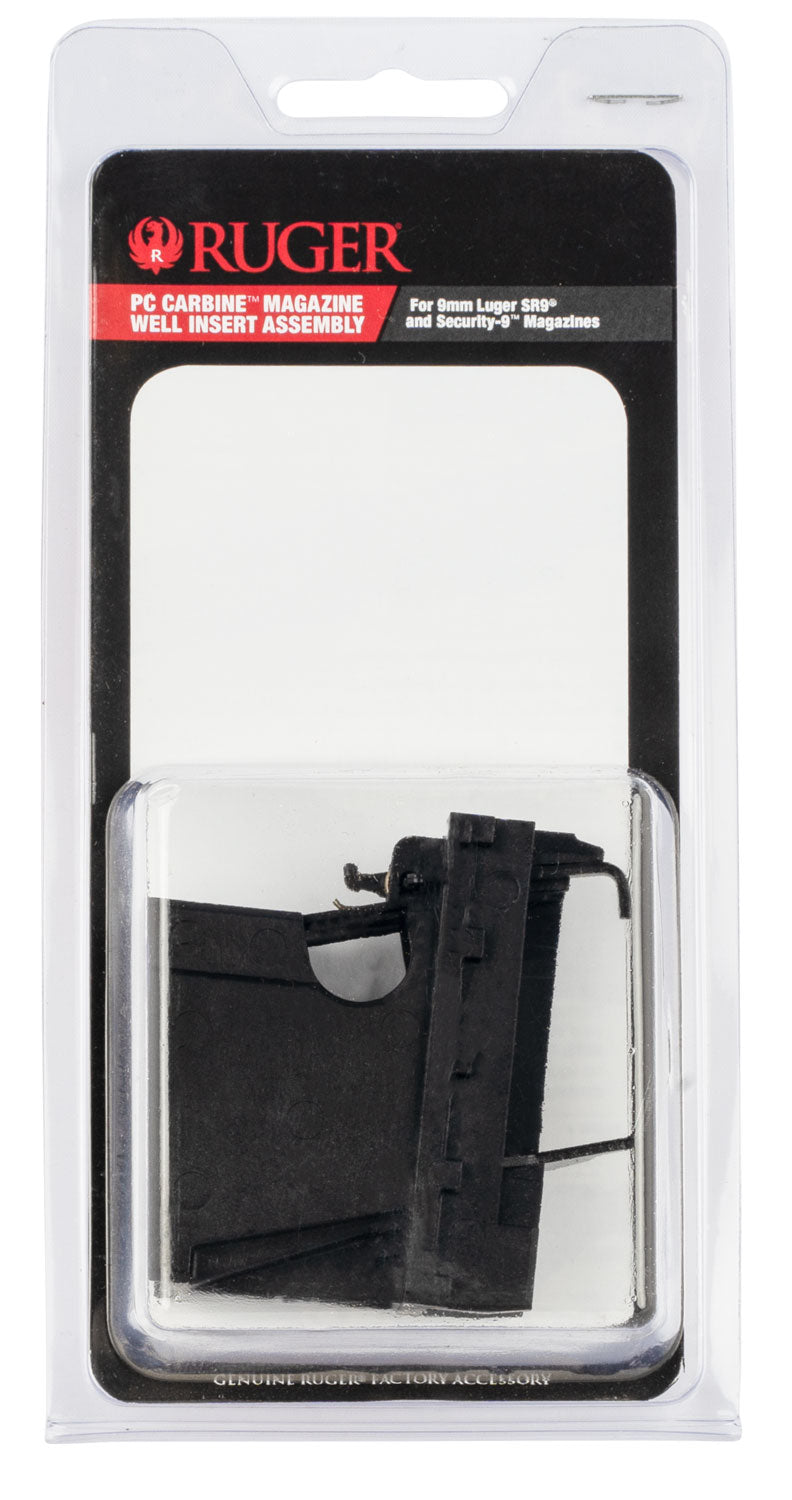 Ruger PC Carbine Mag Well Insert 90653 9mm/40 S&W Ruger SR & Security-9 Magazine Compatible Black Polymer
