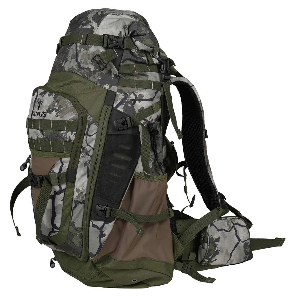 Kings KC Ultra 2200 Cu In Bow Rifle Attachment Hunting Backpack
