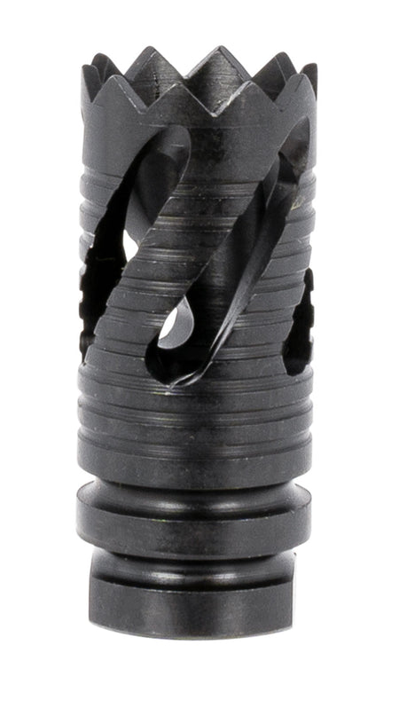 TacFire 9mm Luger AR Pistol Muzzle Brake MZ10219MM Thread Crown Style Black Oxide 1/2"-36 TPI