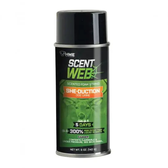 HME She-Duction Doe Urine Attractant Scent Web 5 oz by GSM