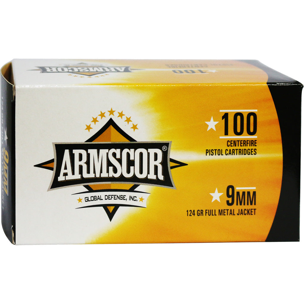 Armscor Value Pack 9mm Luger / Parabellum 124 grain Full Metal Jacket ammunition