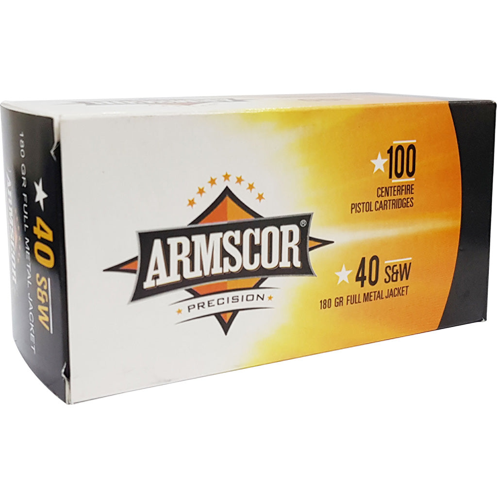 Armscor Precision Value Pack .40 S&W 180 grain Full Metal Jacket ammunition