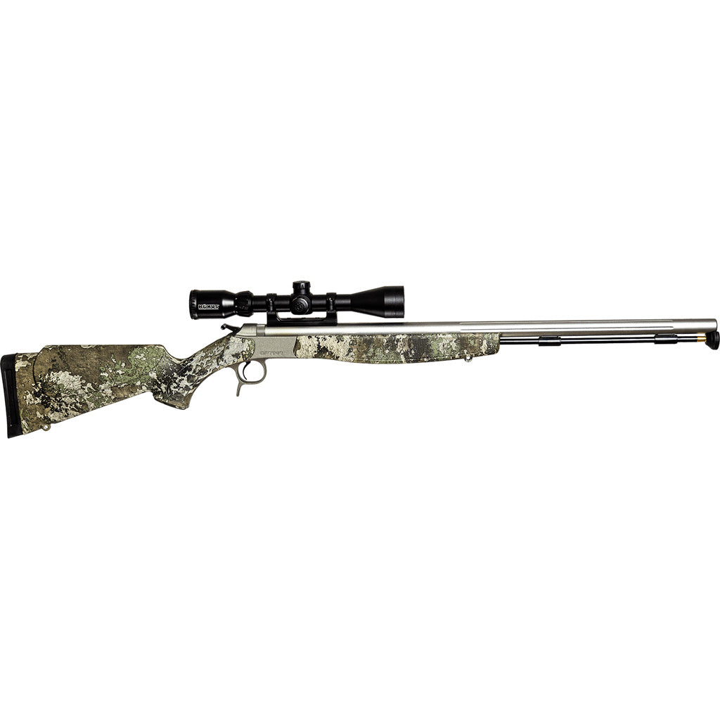 CVA Optima V2 Muzzleloader 50 Cal 26" Stainless Steel Barrel True Timber Strata Synthetic Stock Scope Package