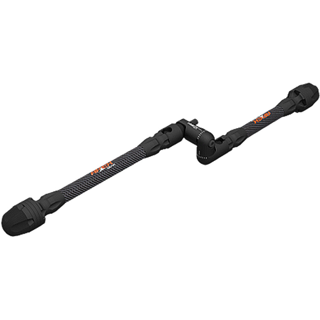 Apex End Game Bowhunting Dual Stabilizer Kit Matte Black 8-Inch and 6-Inch