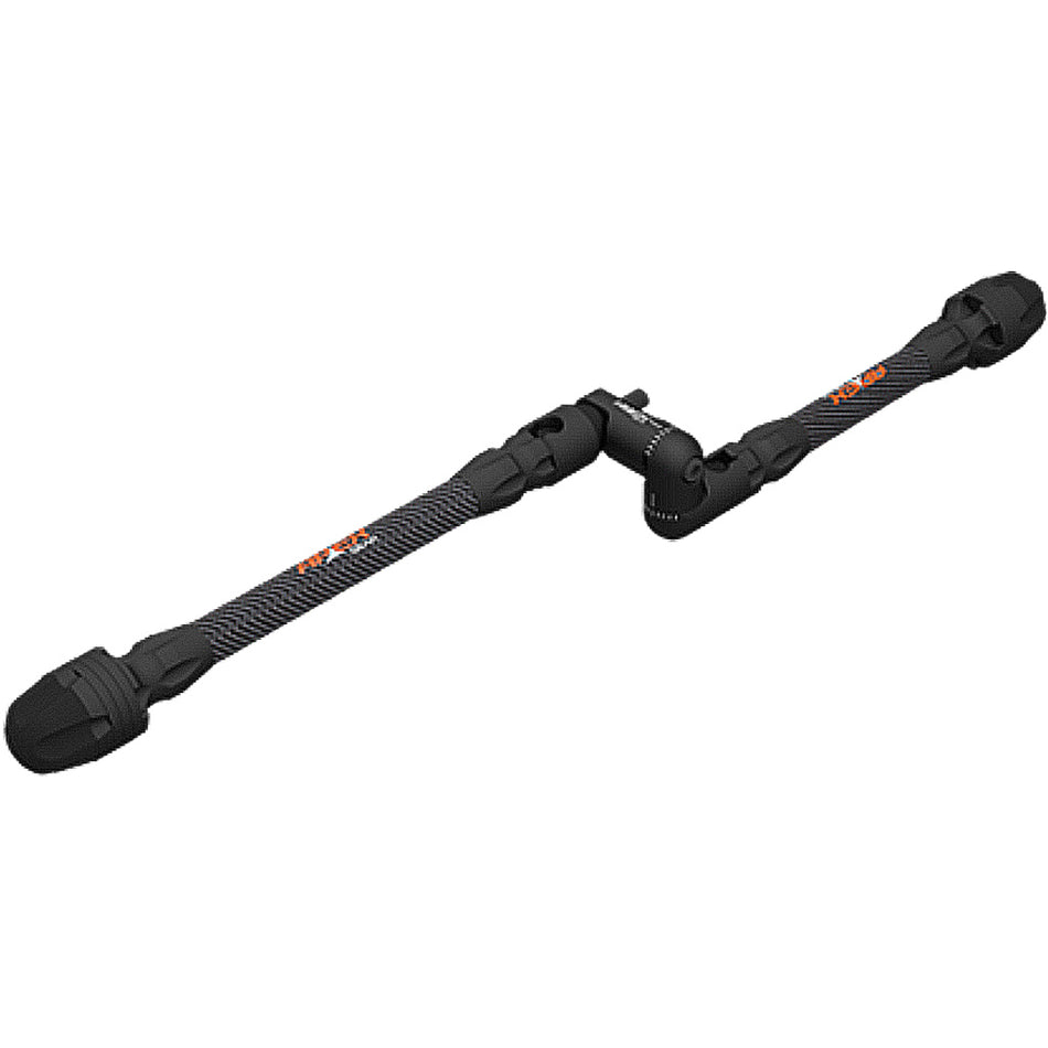 Apex End Game Bowhunting Dual Stabilizer Kit Matte Black 8-Inch and 6-Inch