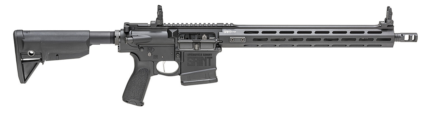 Springfield Armory STV916308BLC Saint Victor 308 Win,7.62x51mm NATO 16" 10+1 Black Hard Coat Anodized Bravo Company 6-Position Stock