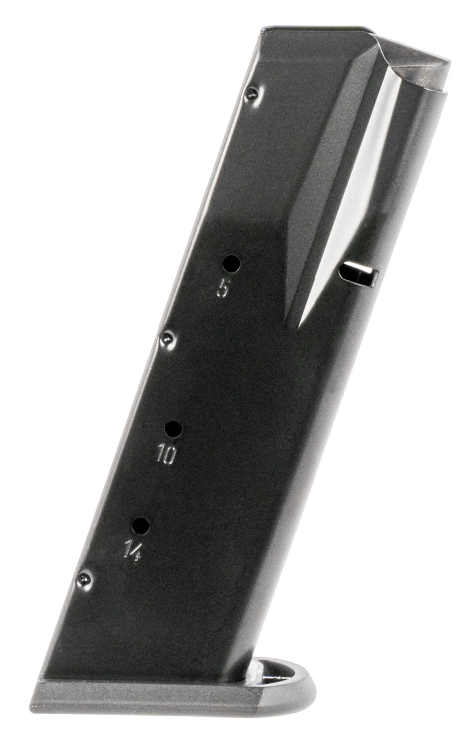 Mec-Gar MGWIT40LFAFC .40 S&W 14rd Anti-Friction Coated Blued Carbon Steel Magazine for Witness LF