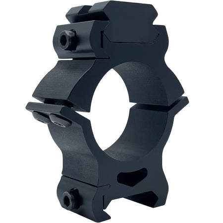 VersaRing Universal Black 30mm Horizontal Scope Rings with Shock Dampening