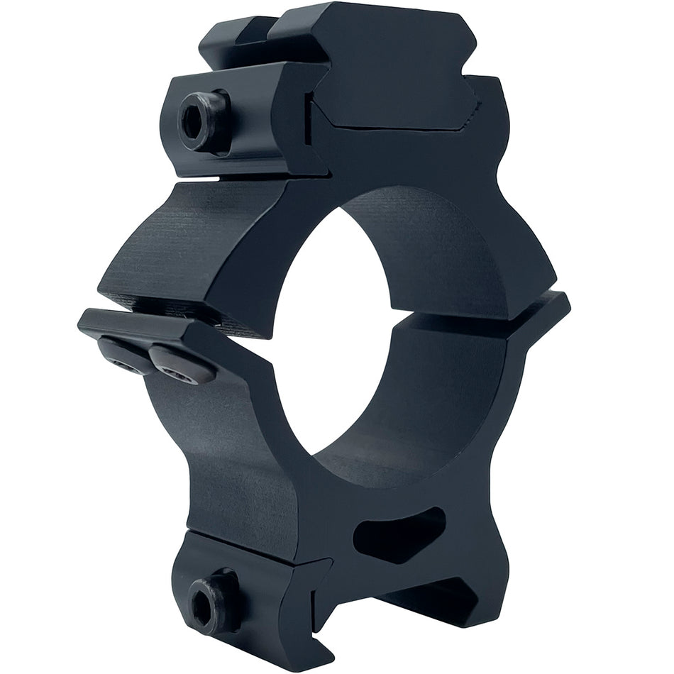 VersaRing Universal Black 30mm Horizontal Scope Rings with Shock Dampening