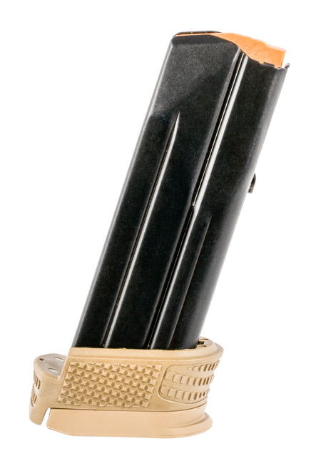 FN 20100380 FN 509 Compact 9mm Luger 15-Round Mag w/Sleeve Black/FDE Steel
