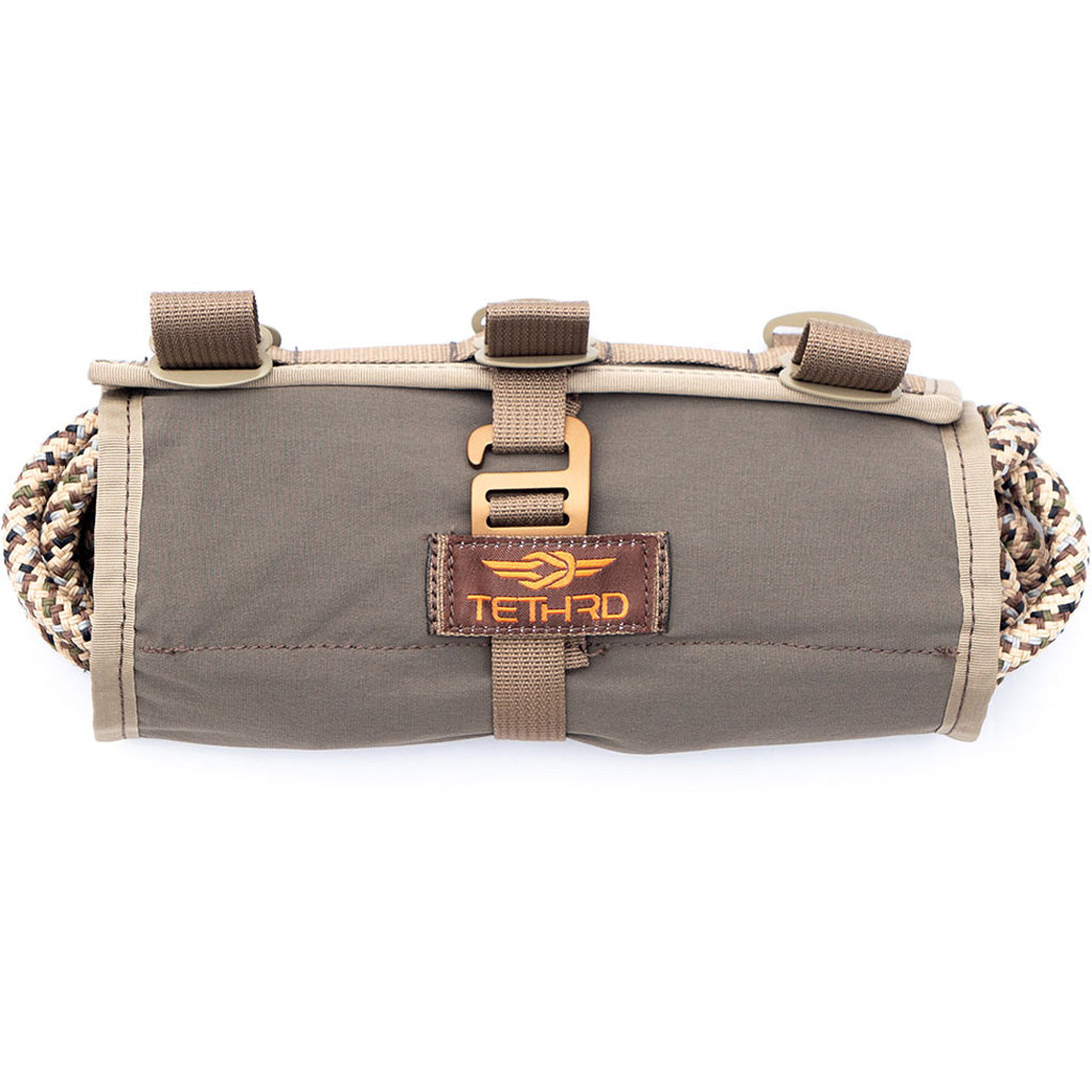 Tethrd Rollup Zippered Pouch Holds 40ft Rope MOLLE Compatible