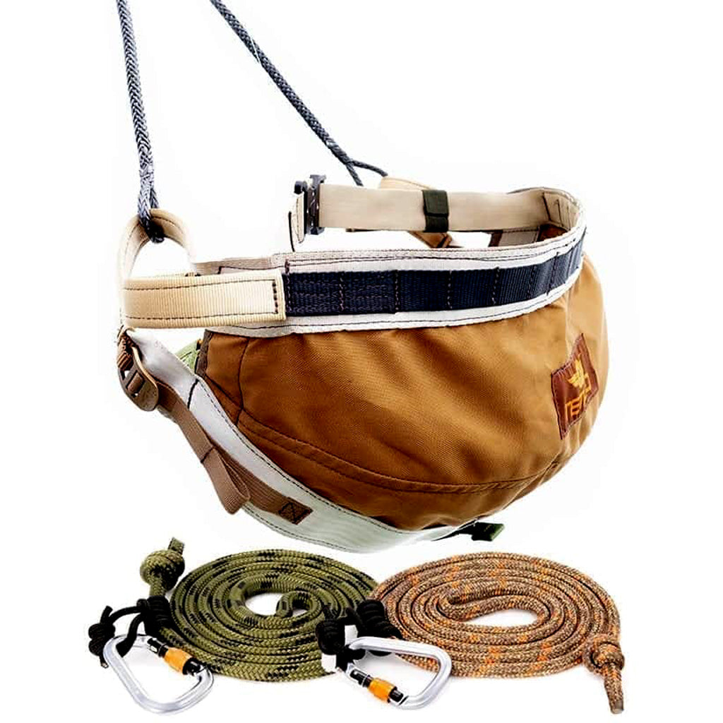 Tethrd Menace Full-Figure Saddle Kit XL with 11mm Ropes