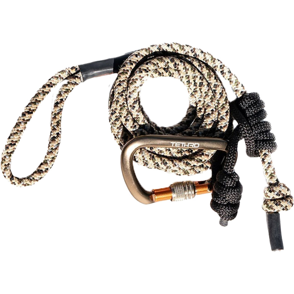 Tethrd 8mm Tree Tether Rope Kit with Spliced Eye and Prusik Cord