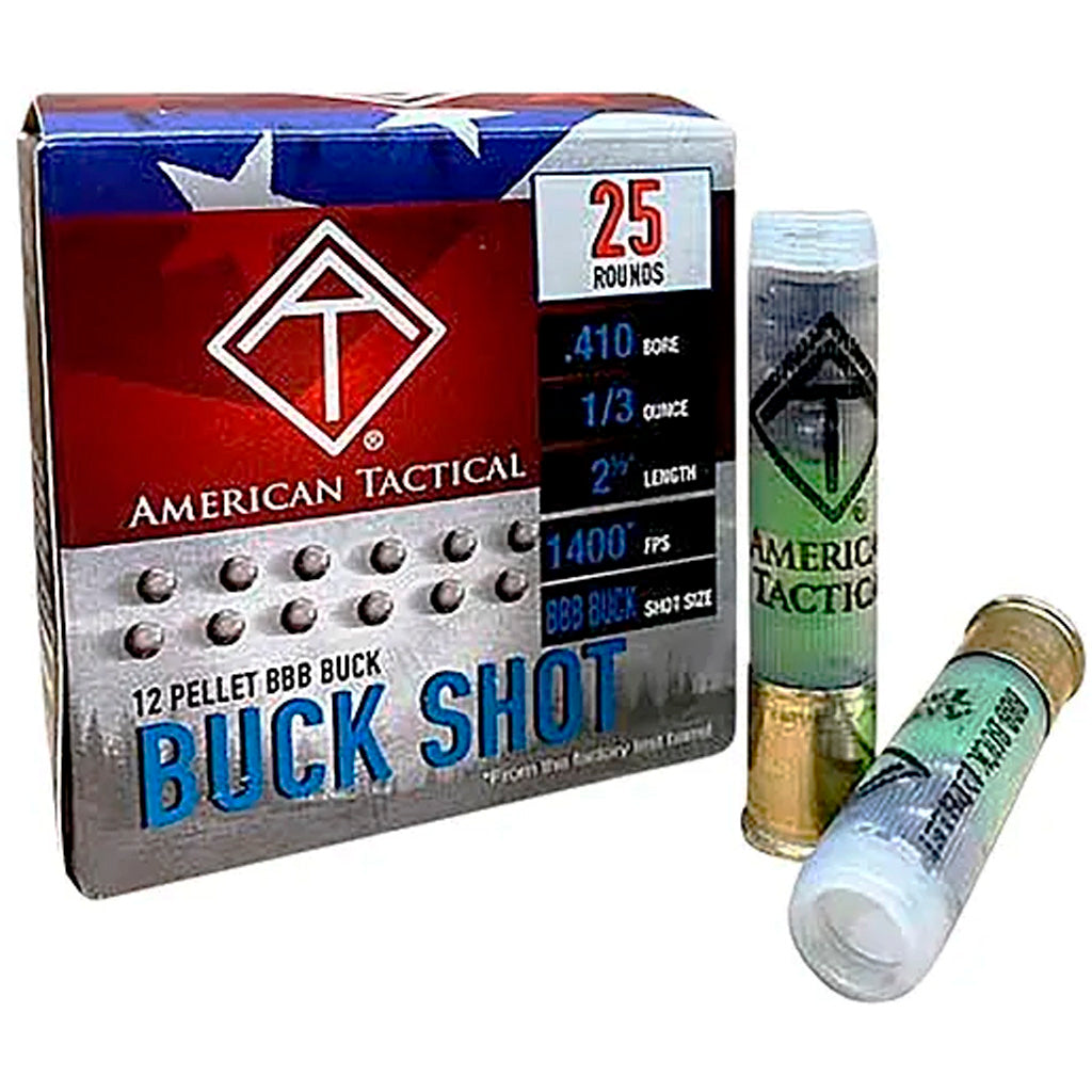 ATI 12 pellets Shotgun Ammo .410 Bore 2.5 in 1/3 oz BBB