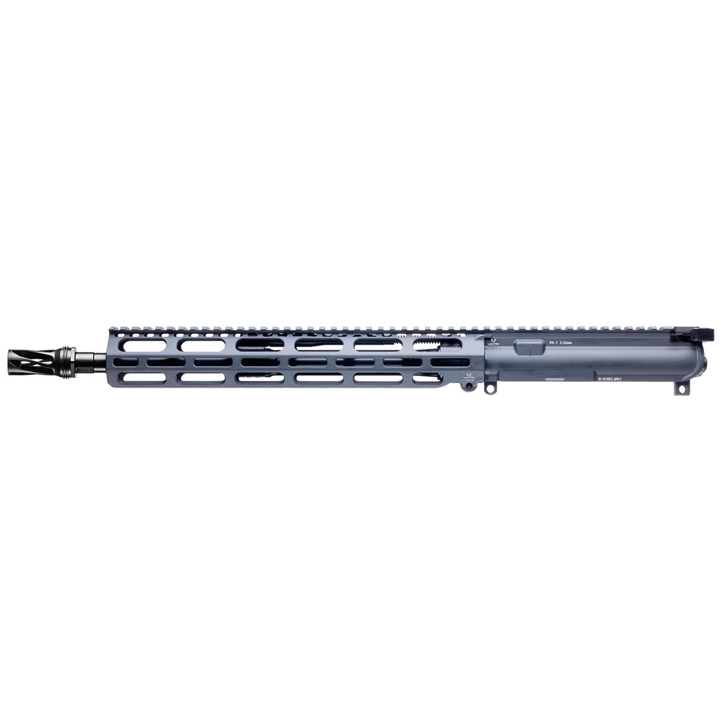 VKTR VK Complete Upper Assembly with HUX WRX Flash Hider 5.56 Sniper Gray 13.7 in. PW Barrel 12.5 in. Handguard