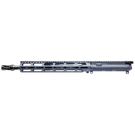 VKTR VK Complete Upper Assembly with HUX WRX Flash Hider 5.56 Sniper Gray 13.7 in. PW Barrel 12.5 in. Handguard