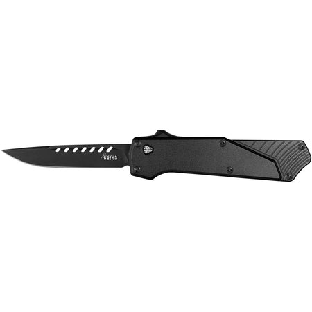 Southern Grind Arachnid OTF 3.2 in. Black Drop Point S35VN Knife