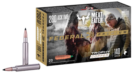 Federal Premium Trophy Copper 140 Grain .280 Ackley 3075 fps