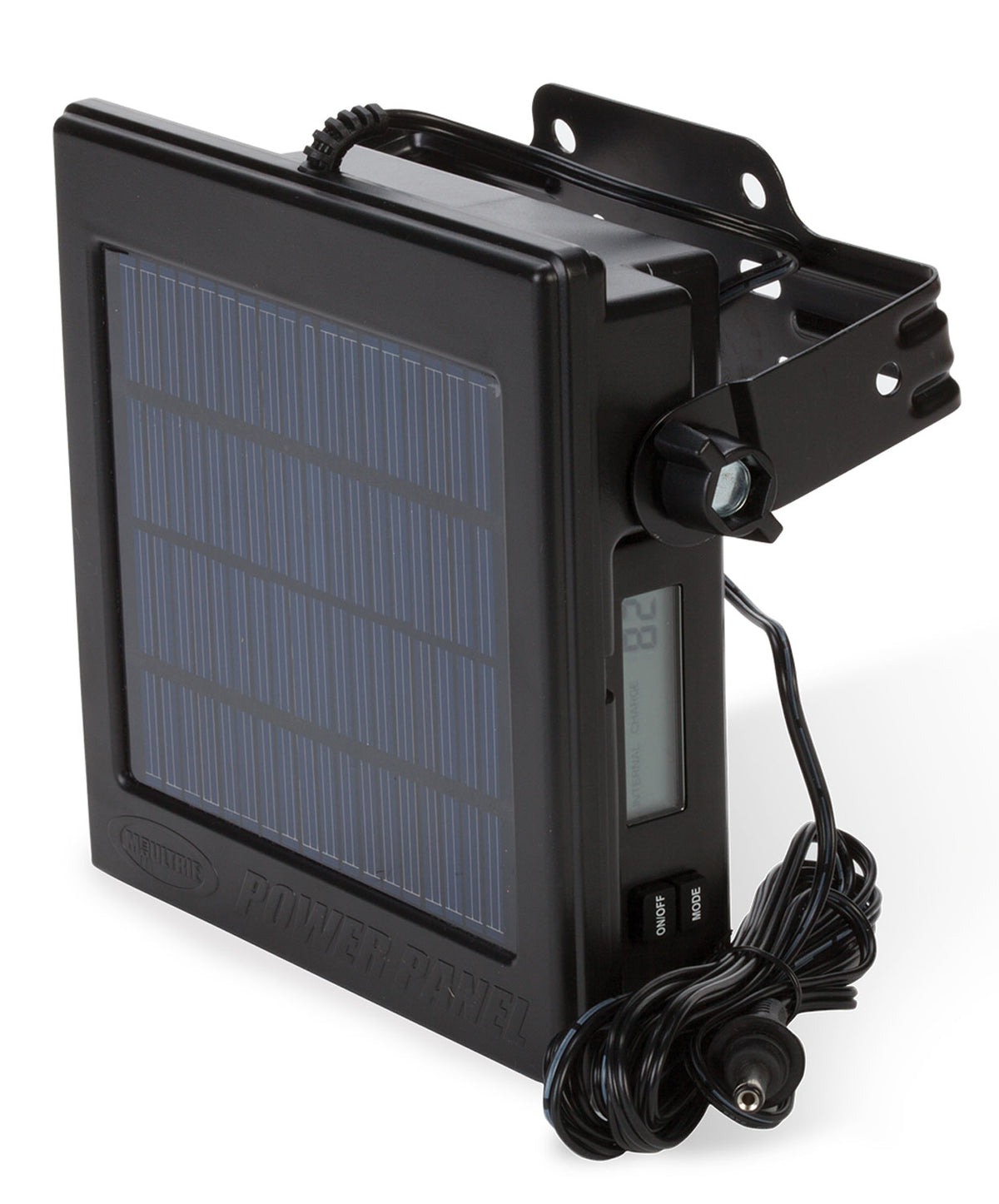 Moultrie MCA13302 Solar Power Panel with Built-In Battery for Game Cameras Black LCD