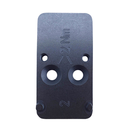 HK VP9 OR Optic Plate #2 Black Steel Compatible with RMR and Holosun Footprint