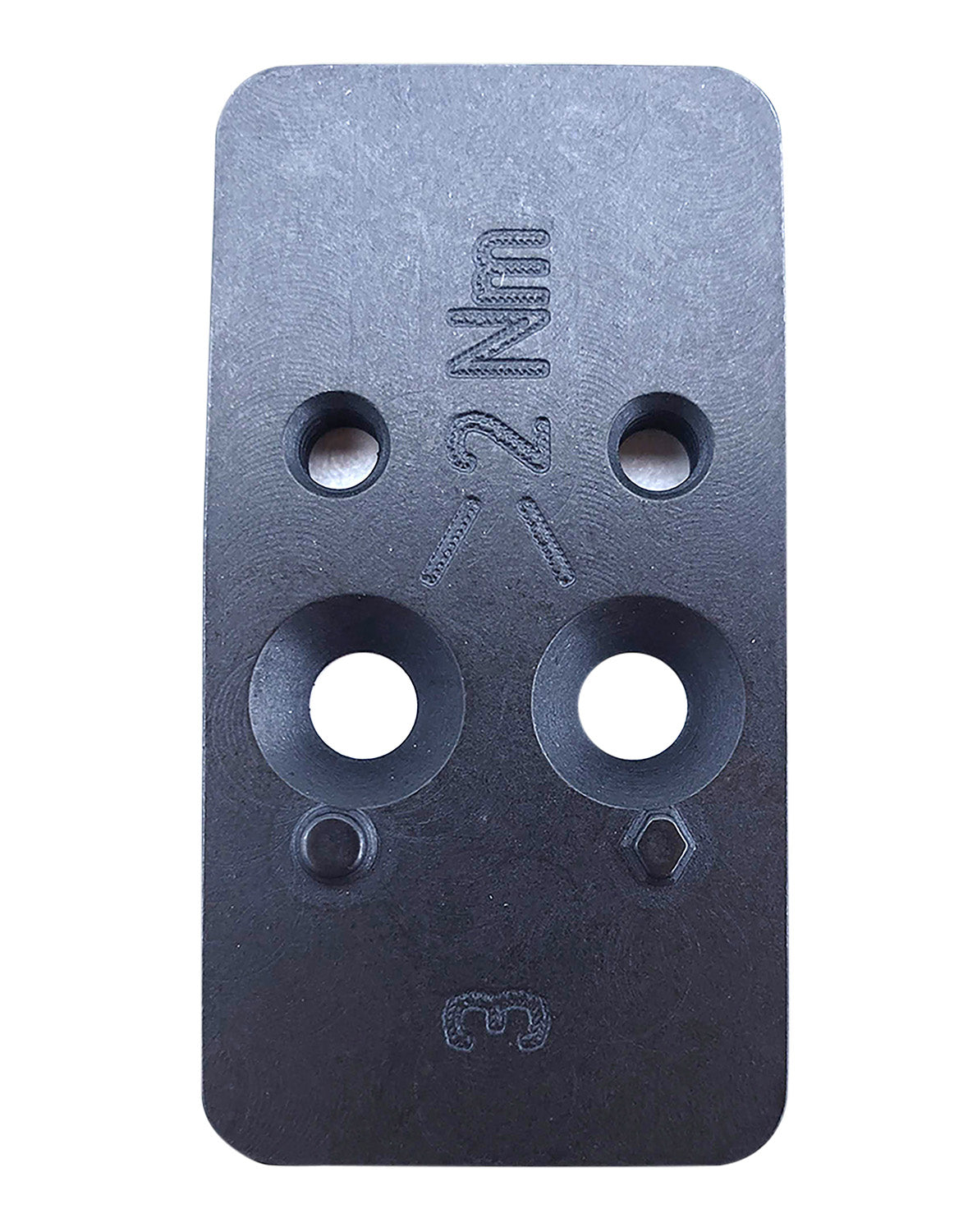HK VP9 OR Optic Plate #3 Black Steel Compatible with C-More STS2 Footprint