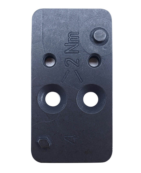 HK VP9 OR Optic Plate #4 Black Steel Compatible with Leupold DeltaPoint Footprint