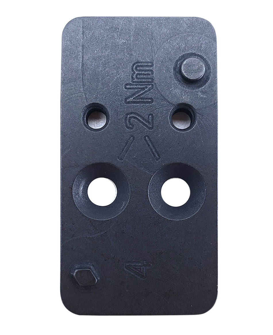 HK VP9 OR Optic Plate #4 Black Steel Compatible with Leupold DeltaPoint Footprint
