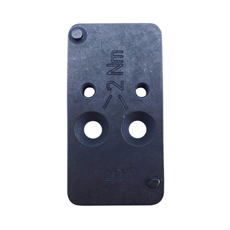 HK VP9 OR Optic Plate #5 Black Steel Compatible with Burris and Vortex Pattern Footprint