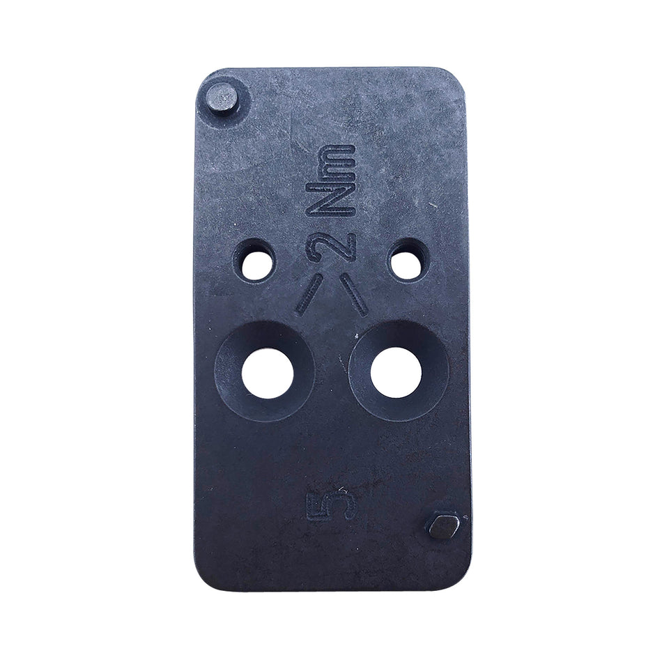 HK VP9 OR Optic Plate #5 Black Steel Compatible with Burris and Vortex Pattern Footprint