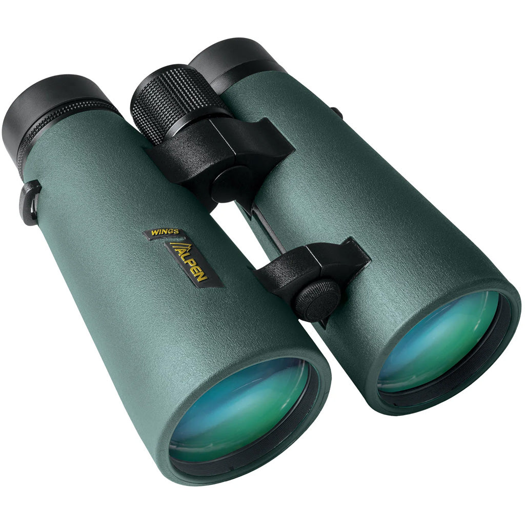 Alpen Wings Open-Bridge 8x56 BaK4 Binoculars, 367 ft FOV, Green