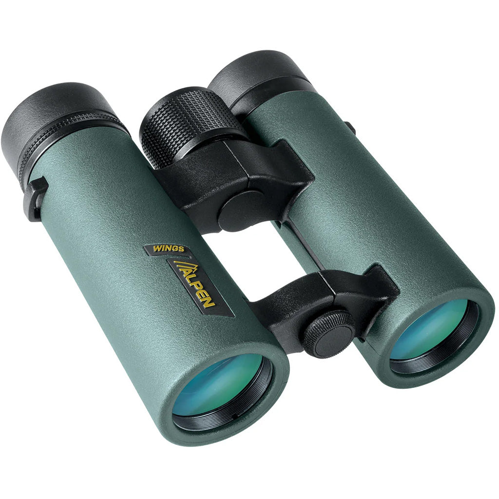 Alpen Wings Open-Bridge 8x34 BaK4 Binoculars, 406 ft FOV, Green