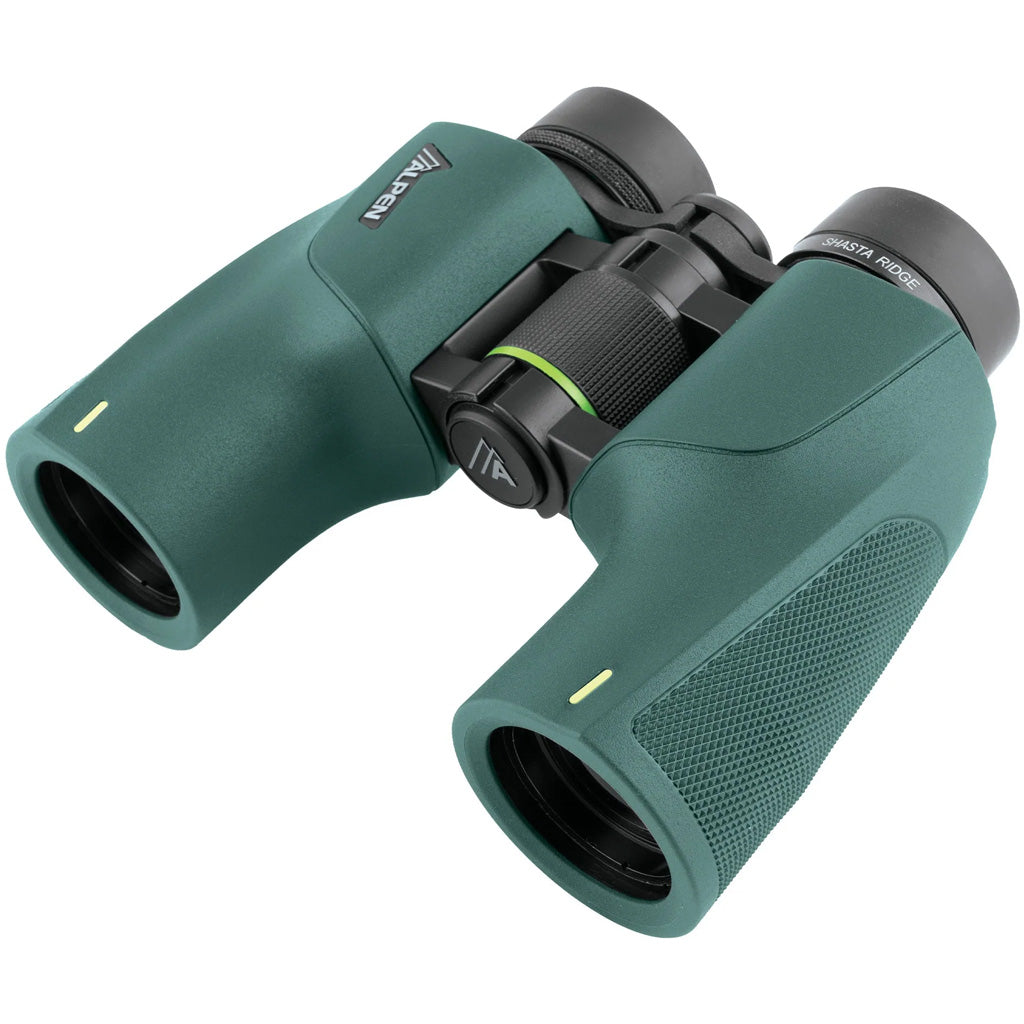 Alpen Shasta Ridge Water-Resistant 10X36 Porro Binoculars with K9 Prisms, Green