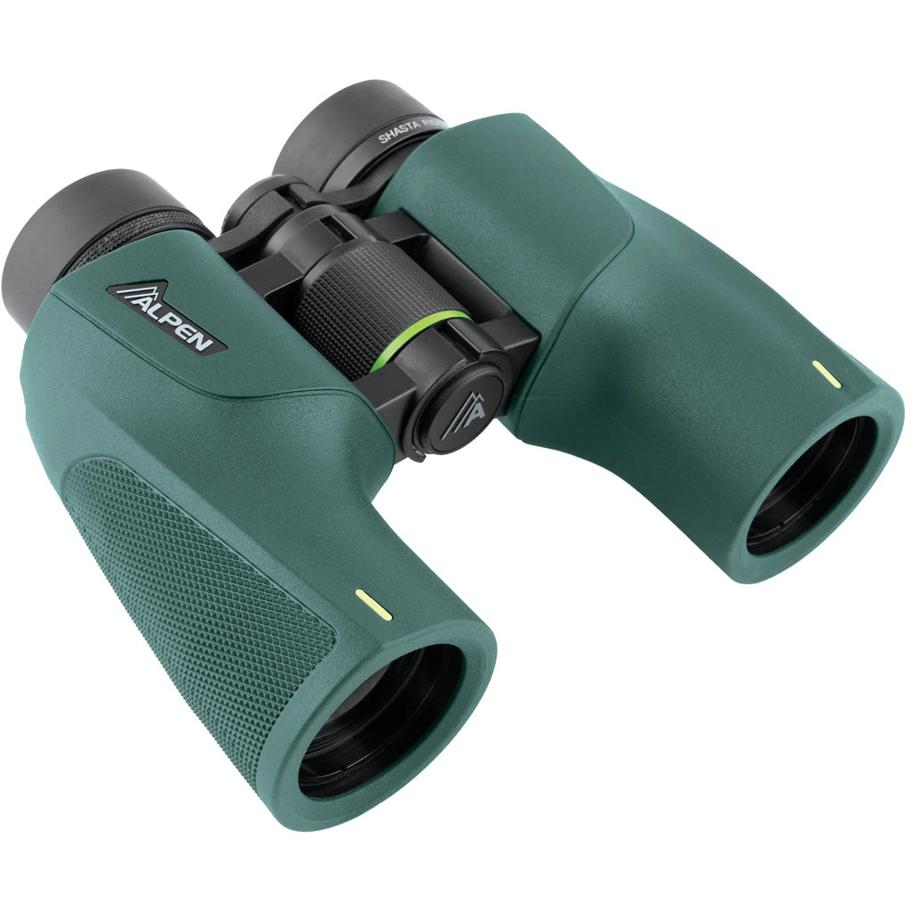 Alpen Shasta Ridge Water-Resistant 8X36 Porro Binoculars with K9 Prisms, Green