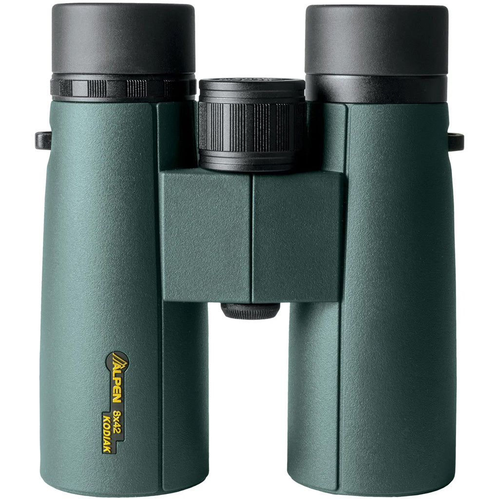 Alpen Kodiak Waterproof 8X42 Short Hinge Binoculars with BAK4 Prisms, Green