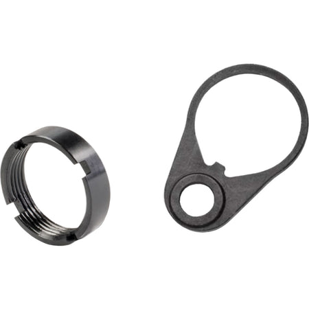 AR15 QD Steel End Plate Kit with Castle Nut by White Label Armory