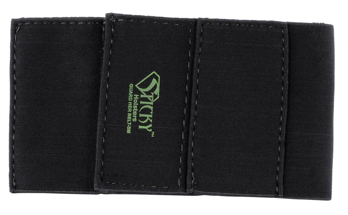 Sticky Holsters Guard Her Garter Holster Belt GHBSM Small Black Elastic Ambidextrous
