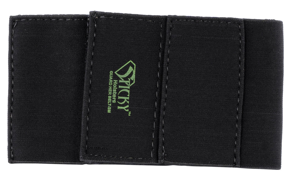 Sticky Holsters Guard Her Garter Holster Belt GHBSM Small Black Elastic Ambidextrous