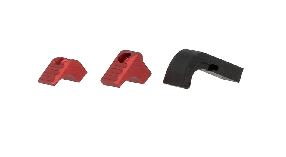 Strike Glock Gen 4-5 Red Aluminum Modular Magazine Release with Interchangeable Push Buttons